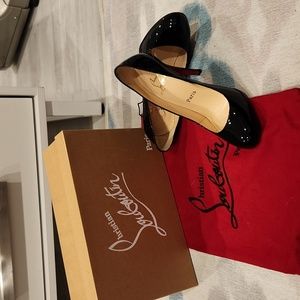 Christian Louboutin black pumps, size 6